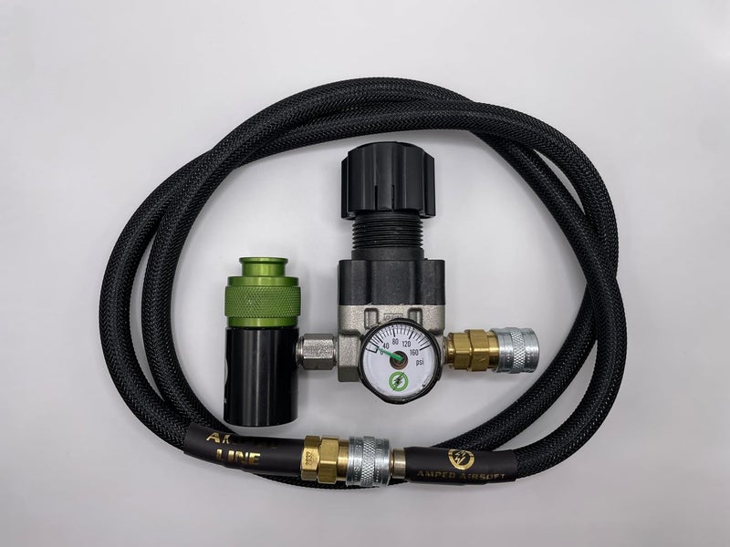 Clovair Clover Airsoft-Amped Airsoft HPA Regulator for Wolverine, Polarstar, Redline Systems, 120 PSI Maximum Output, Works with SLP Tanks Under 300 PSI - Image 1